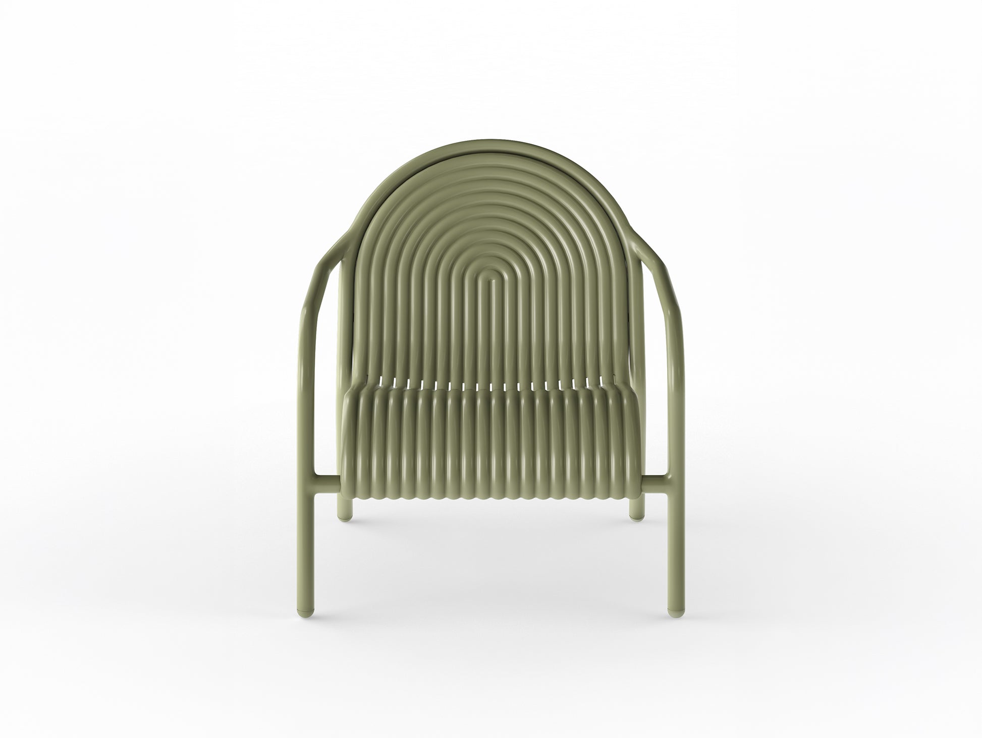 Groove Lounge Chair by Tom Dixon - Moss