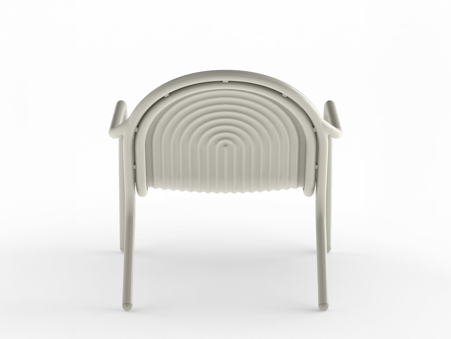 Groove Lounge Chair by Tom Dixon - Putty