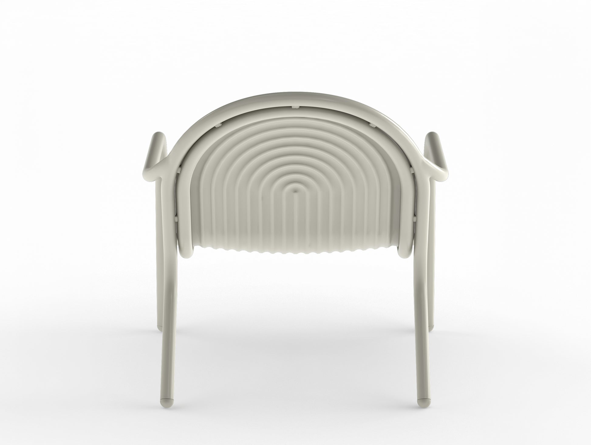 Groove Lounge Chair by Tom Dixon - Putty