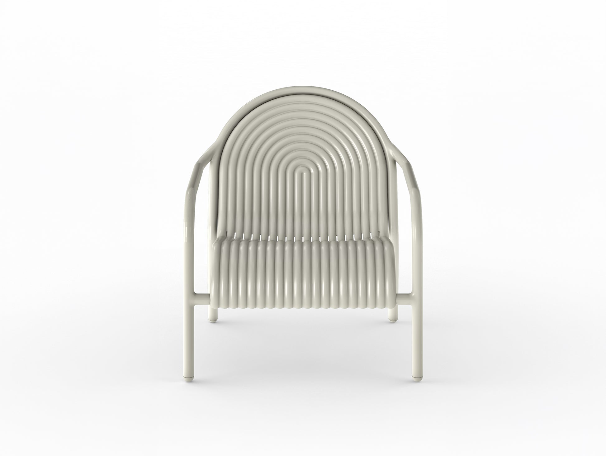Groove Lounge Chair by Tom Dixon - Putty