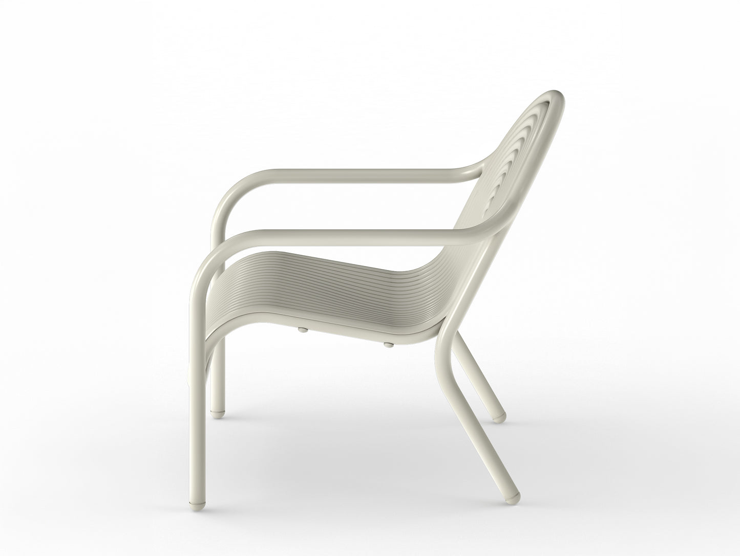 Groove Lounge Chair by Tom Dixon - Putty