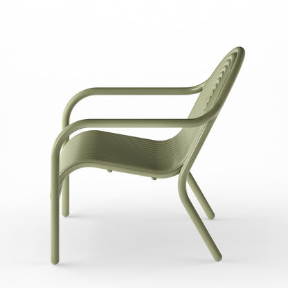 Groove Lounge Chair by Tom Dixon - Moss
