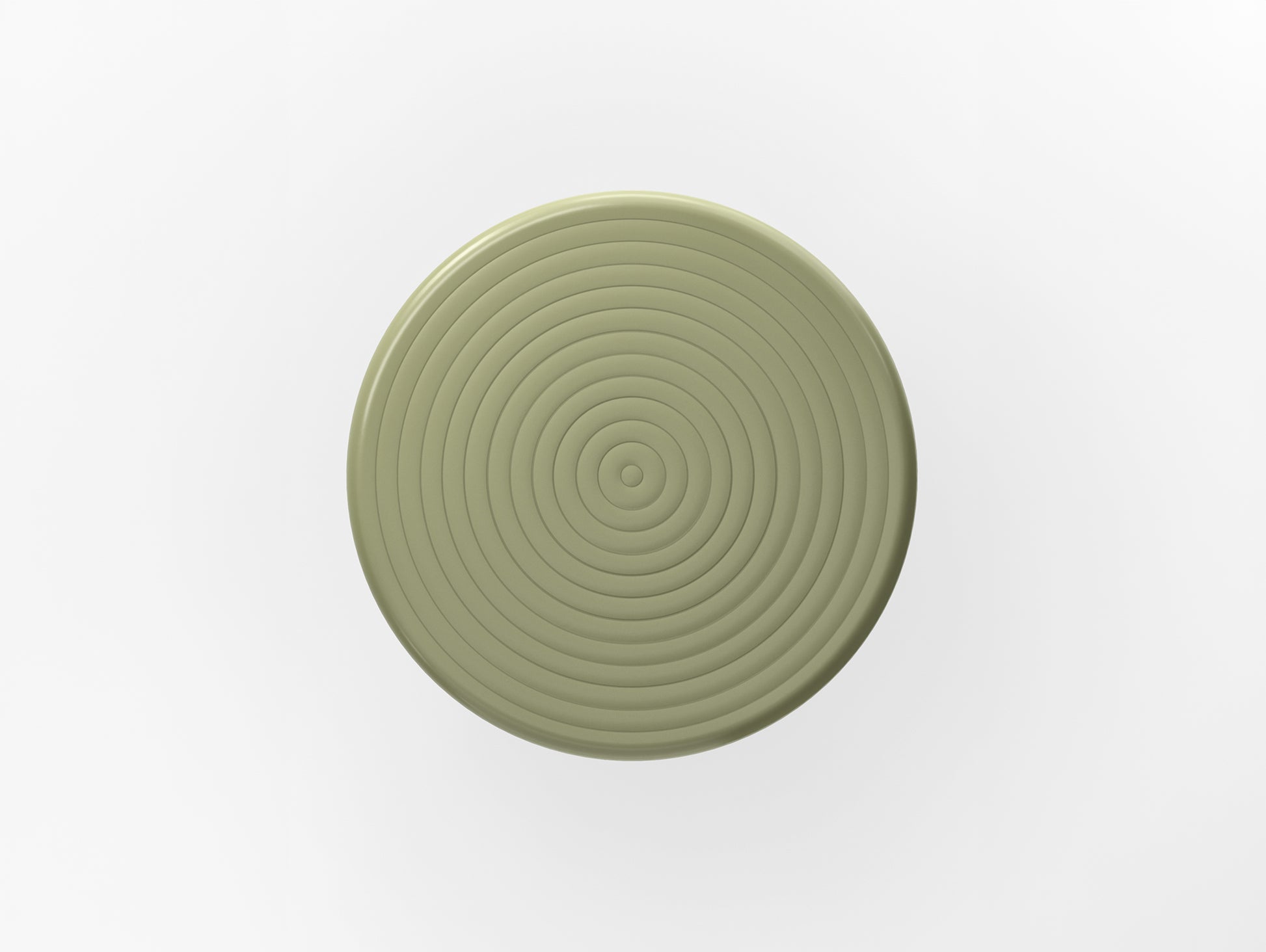 Groove Round Table by Tom Dixon - Moss