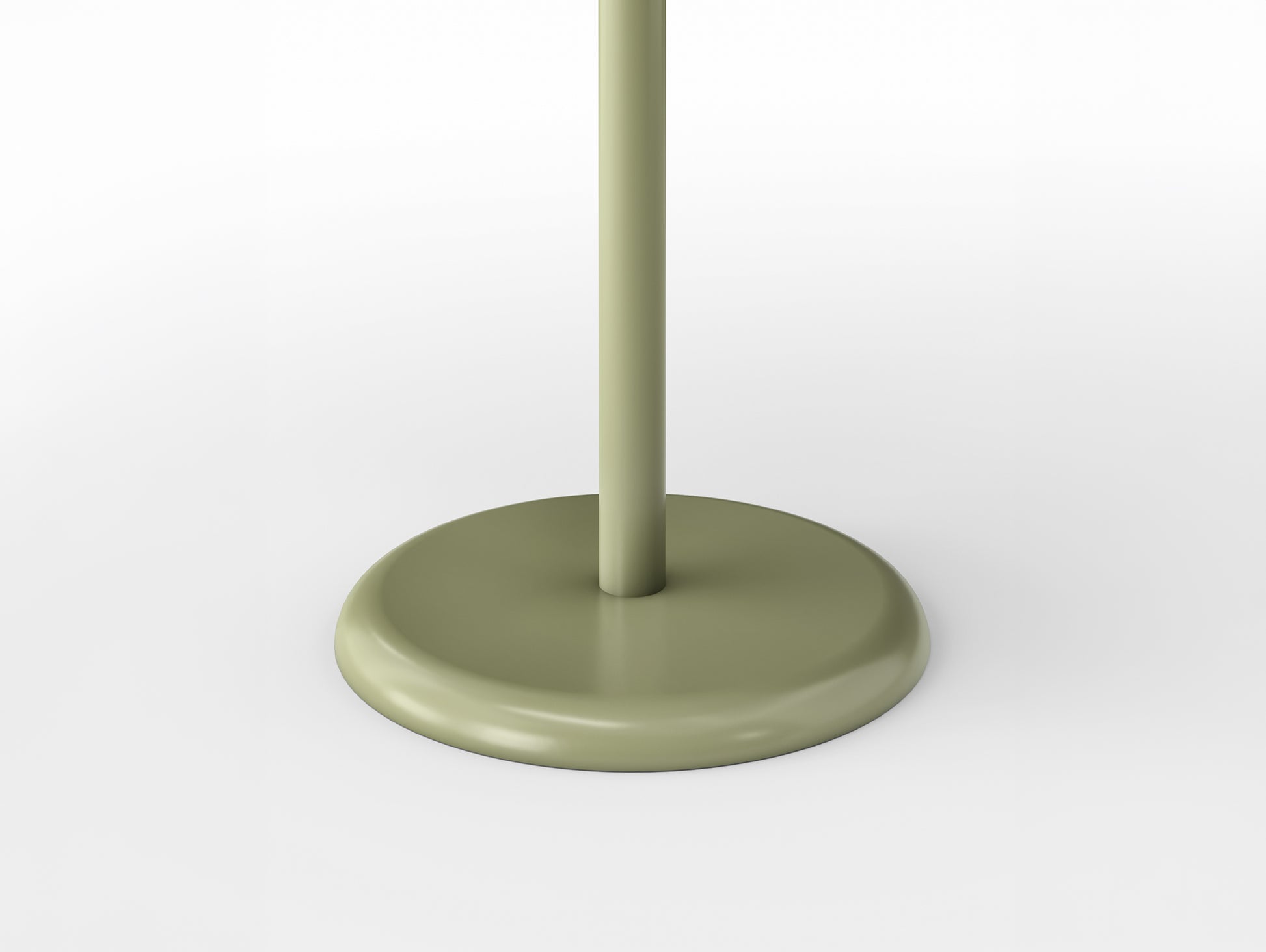 Groove Round Table by Tom Dixon - Moss