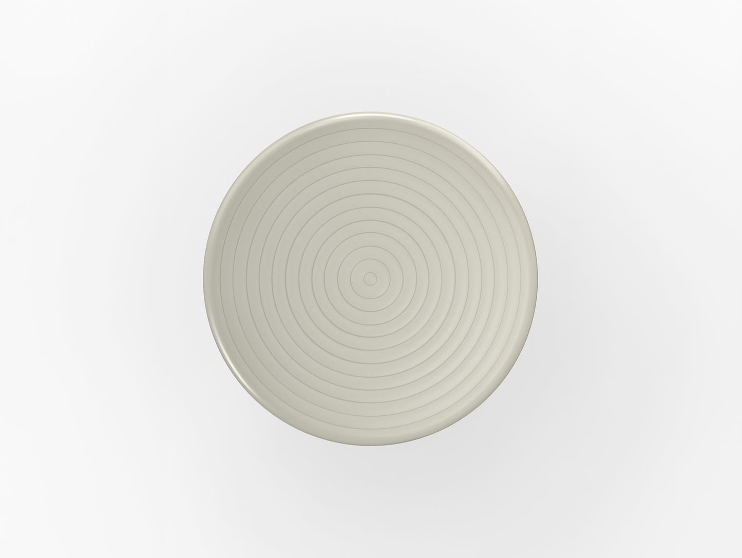Groove Round Table by Tom Dixon - Putty