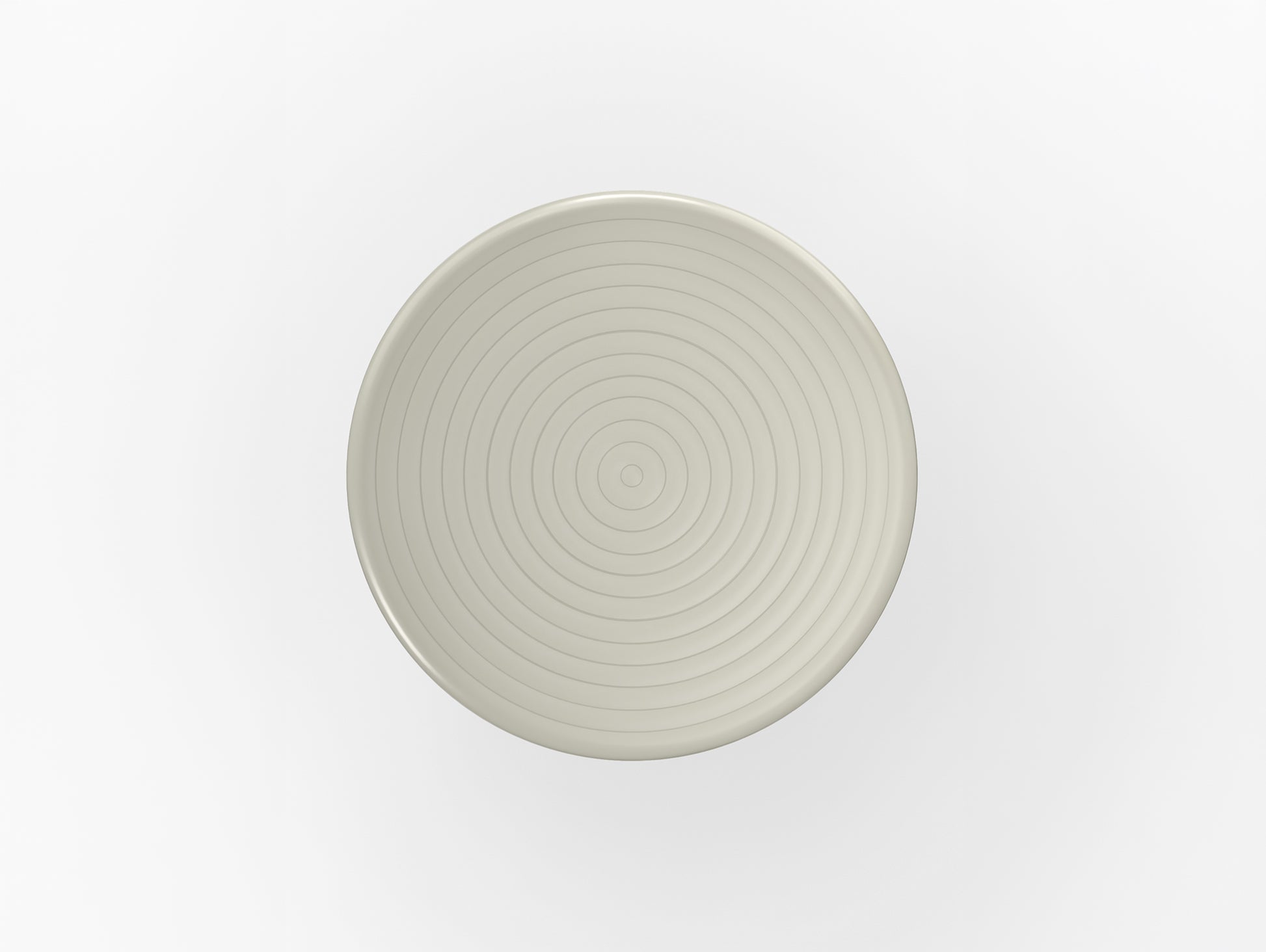 Groove Round Table by Tom Dixon - Putty