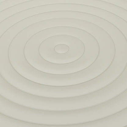 Groove Round Table by Tom Dixon - Putty