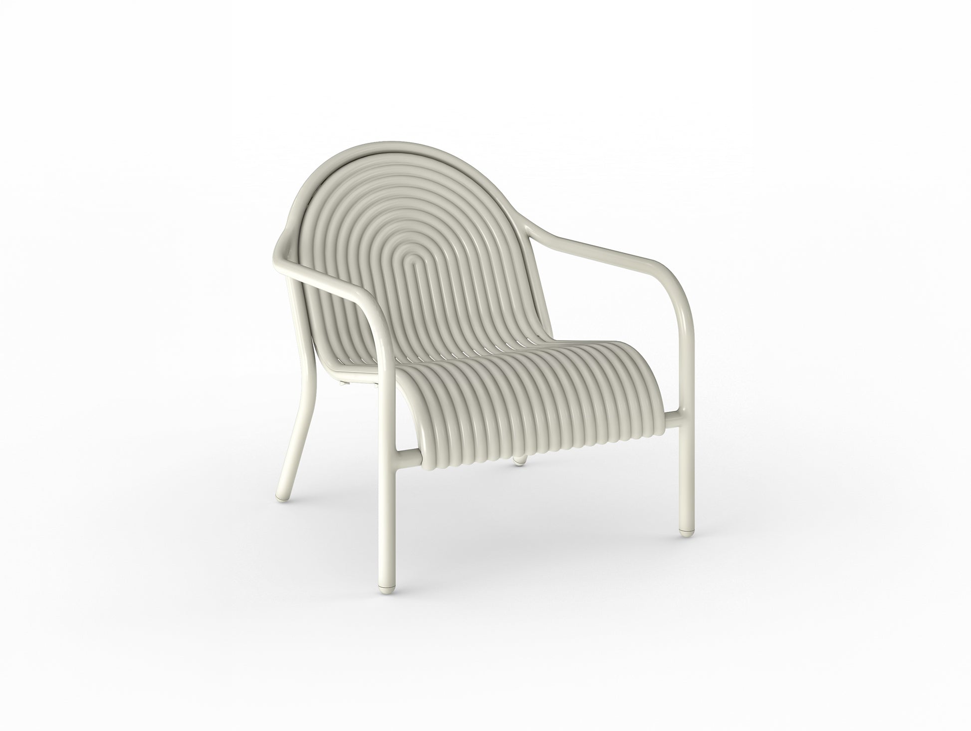Groove Lounge Chair by Tom Dixon - Putty