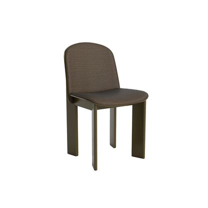 Chisel 65 Chair Front Upholstery by HAY - Green Umber Lacquered Beech / Remix 3 954