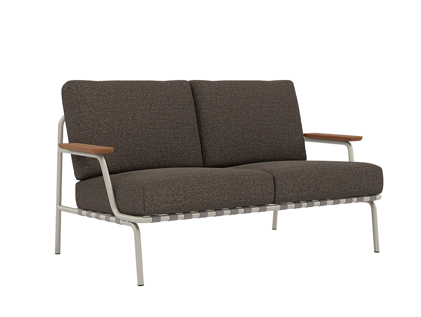 Settle 2-Seater Sofa by Muuto / Grey Frame / Laze 02
