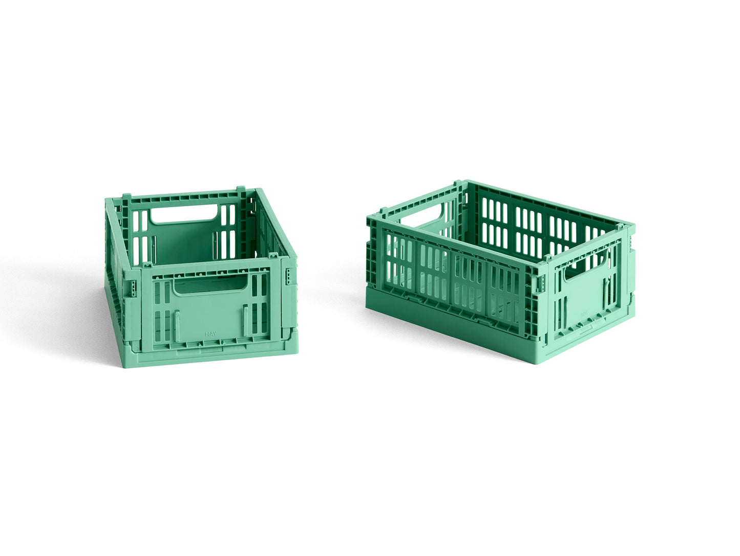 Colour Crate Mini - Set of 2 by HAY - Dark Mint