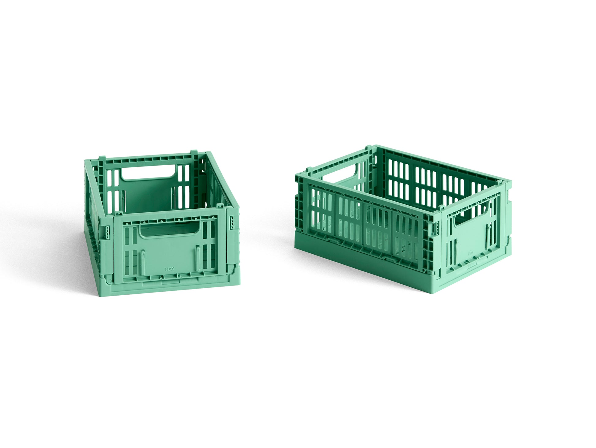 Colour Crate Mini - Set of 2 by HAY - Dark Mint