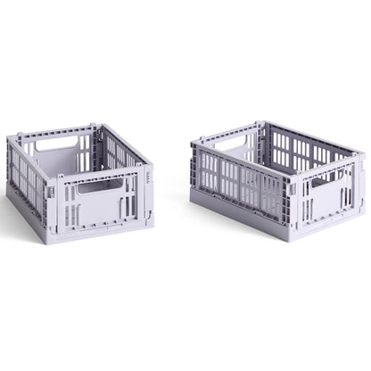 Colour Crate Mini - Set of 2 by HAY - Lavender