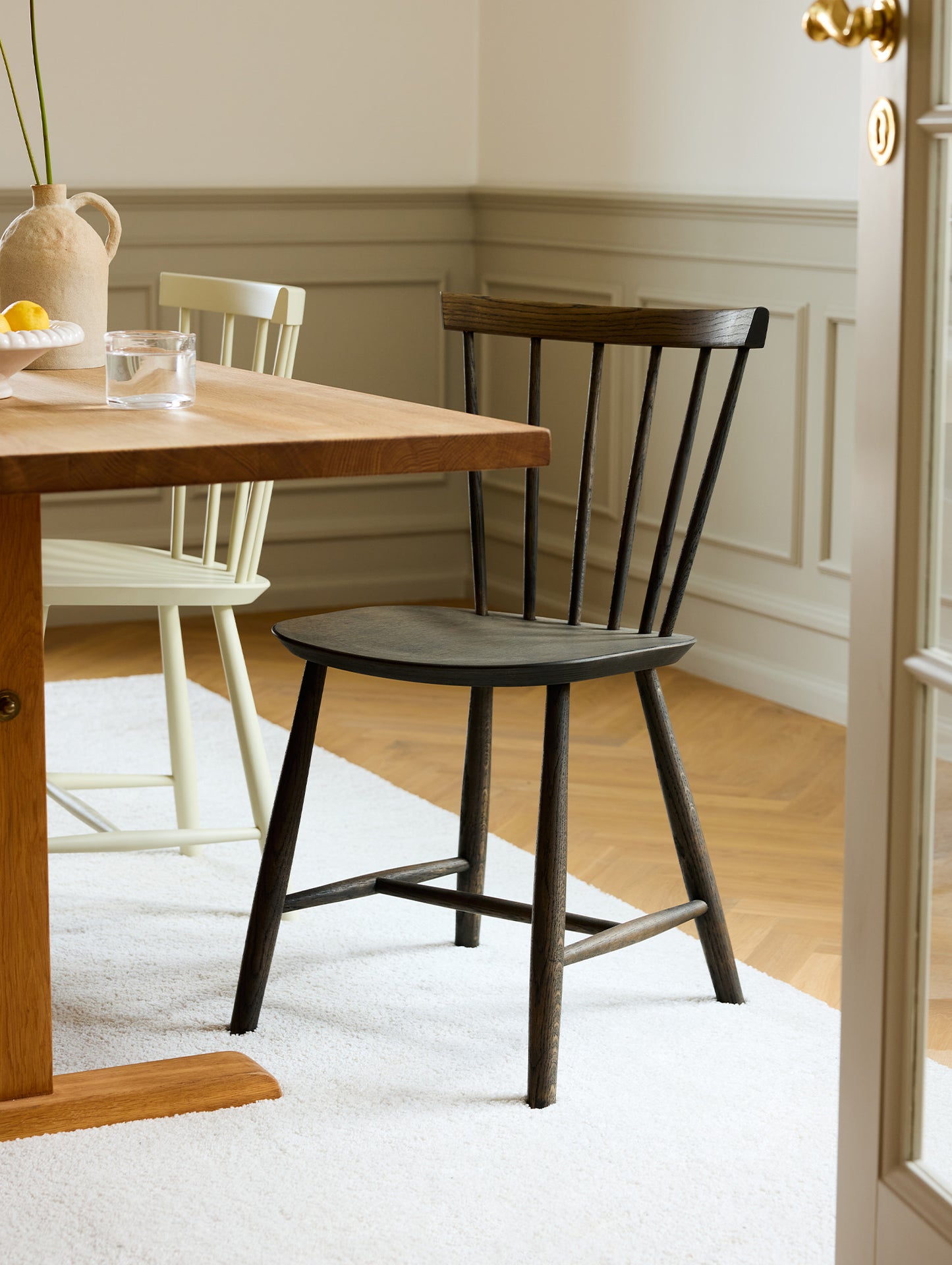 J46 Chair by FDB Mobler - Smoked Oak