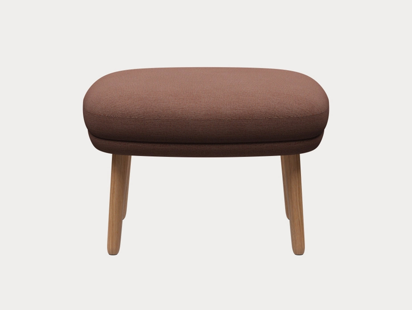 Fri Ottoman by Fritz Hansen - JH15 / 
Outside: Christianshavn 1132 / Seat: Christianshavn 1132