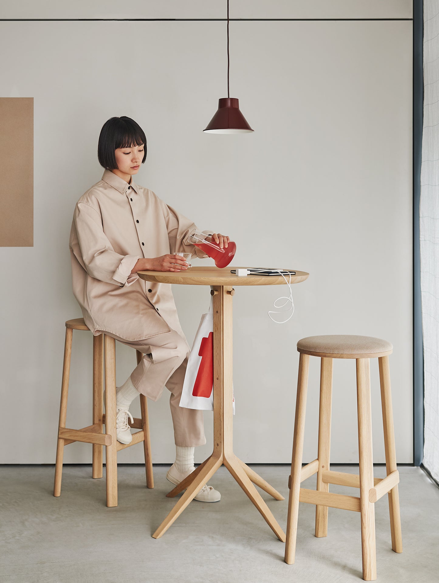 Archive Barstool by Karimoku New Standard