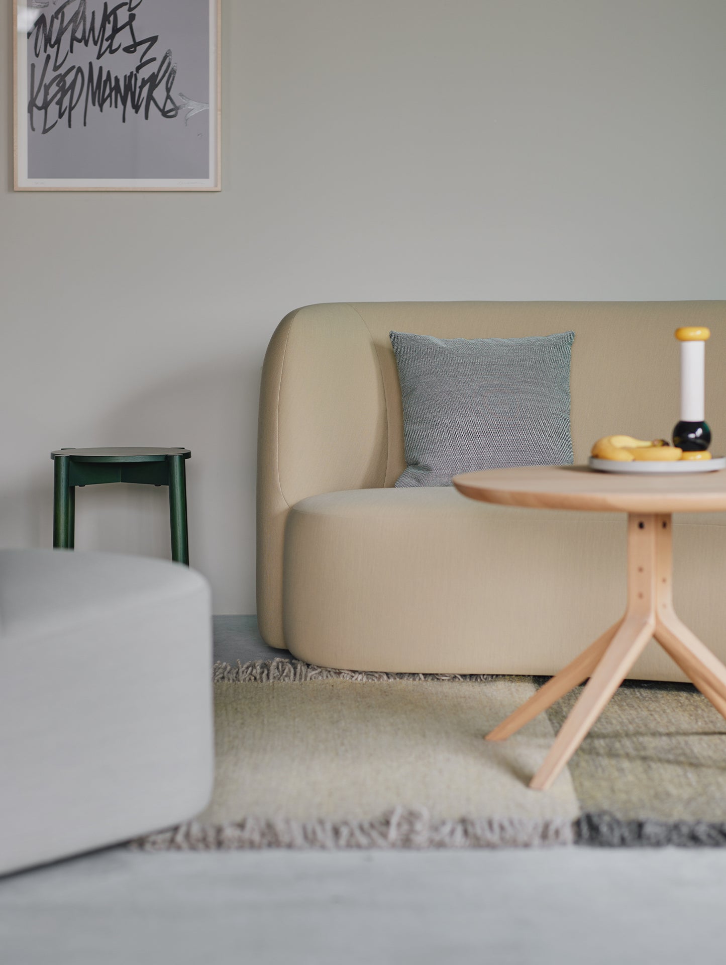 Scout Bistro Low Table by Karimoku New Standard - Lacquered Oak