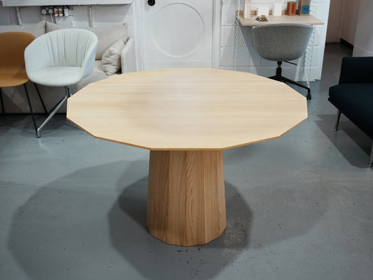 Colour Wood Dining Table / Large 120 cm / Pale Natural / Ex-Display