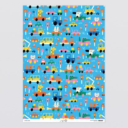 Beep Beep Wrapping Paper by Wrap