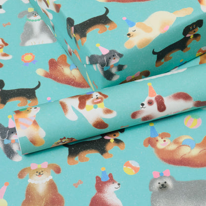 Dogs Kids Wrapping Paper by Wrap