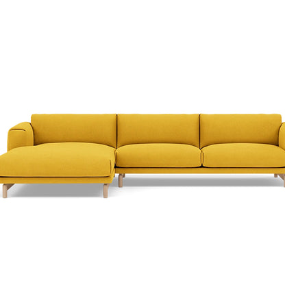 Rest Sofa with Left Chaise Longue (Sitting Right) by Muuto - Hallingdal 65 457