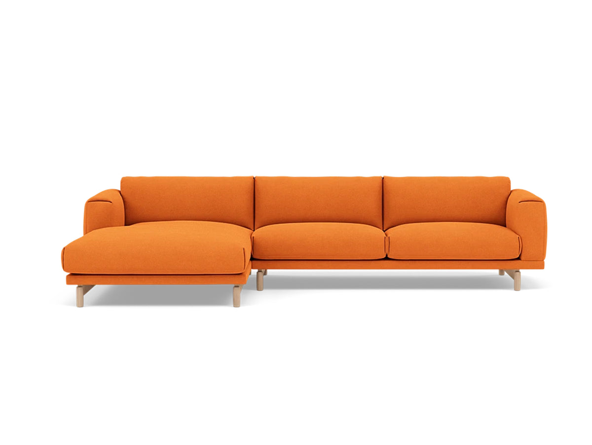 Rest Sofa with Left Chaise Longue (Sitting Right) by Muuto - Hallingdal 65 547