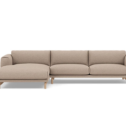 Rest Sofa with Left Chaise Longue (Sitting Right) by Muuto - Hearth 6