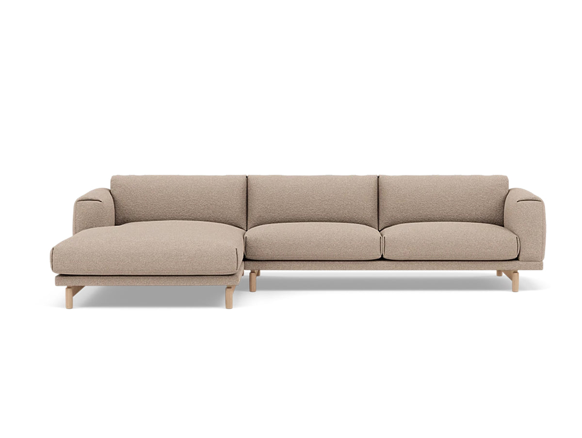 Rest Sofa with Left Chaise Longue (Sitting Right) by Muuto - Hearth 6