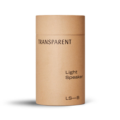 Light Speaker by Transparent - Black