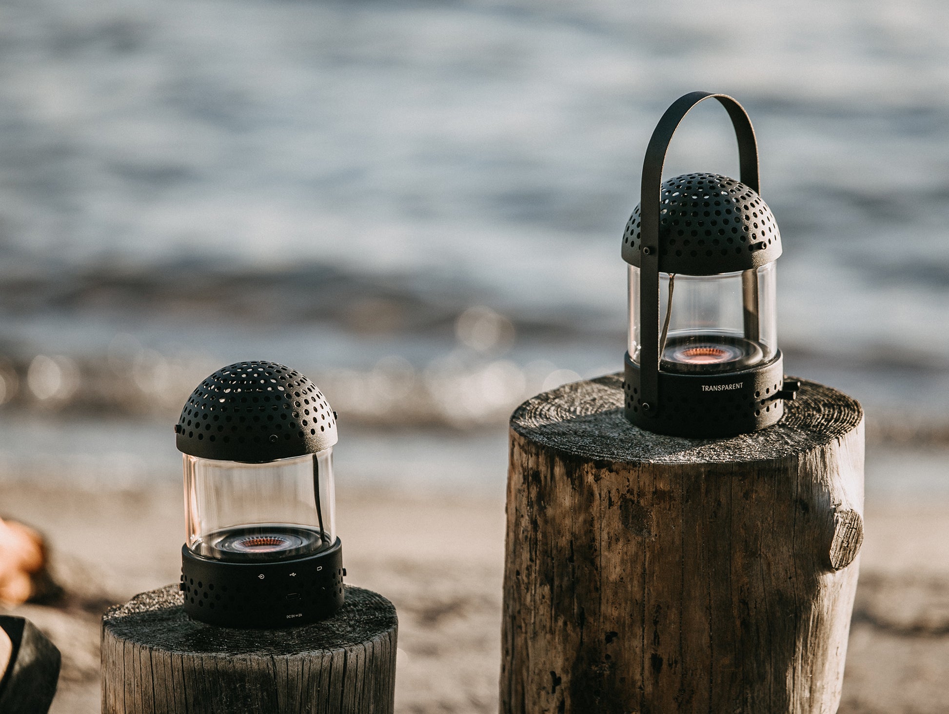 Light Speaker by Transparent - Black