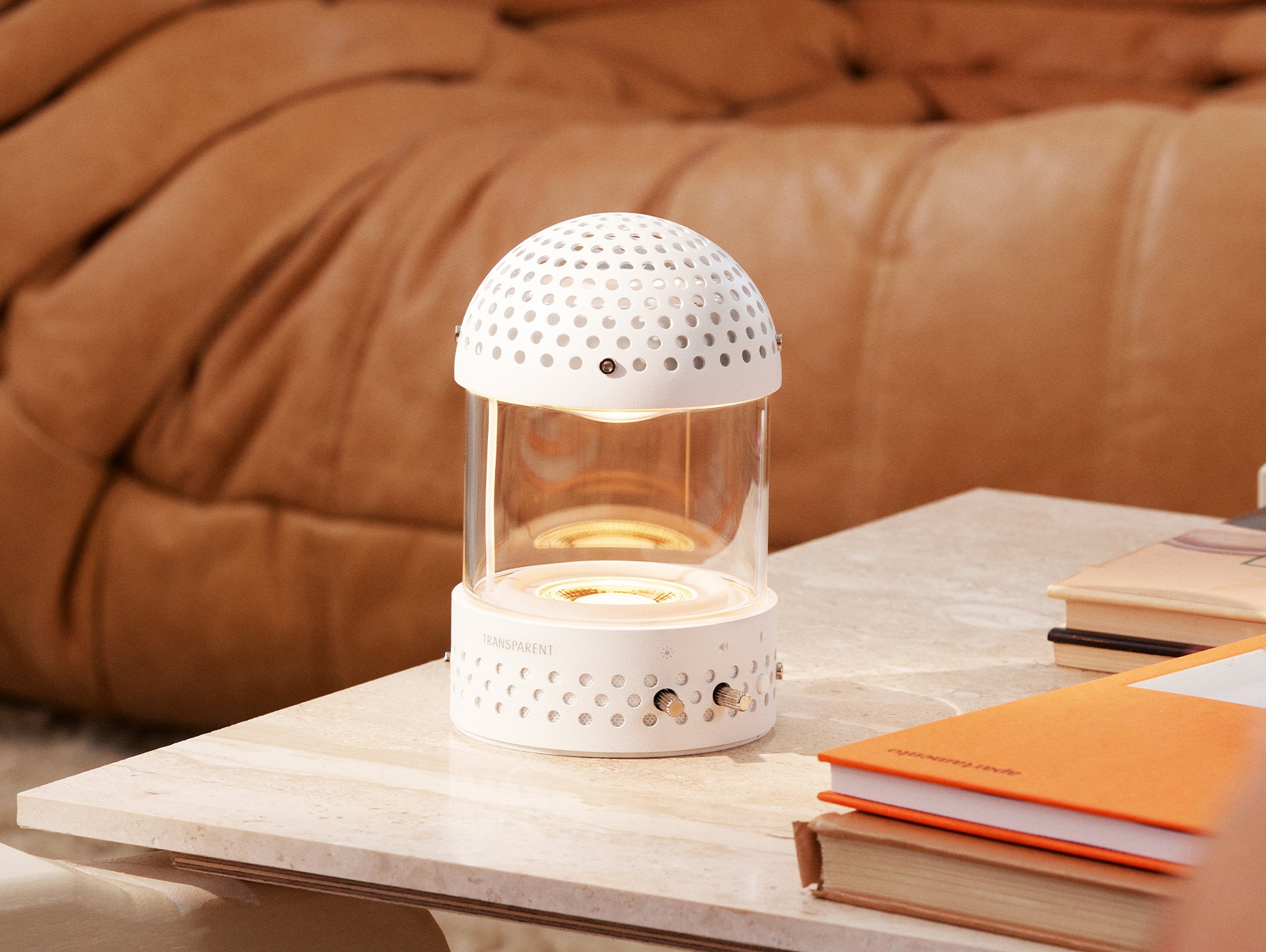Light Speaker by Transparent - White