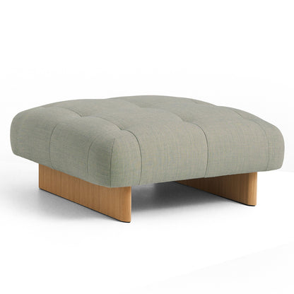 Quilton Lift Ottoman by HAY - Lacquered Oak / Naveli 923