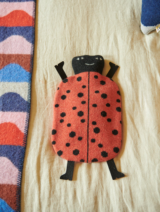 Ladybird Hot Water Bottle by Donna Wilson