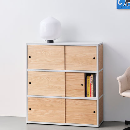 New Order Shelving - Combination 304 in Light Grey by HAY