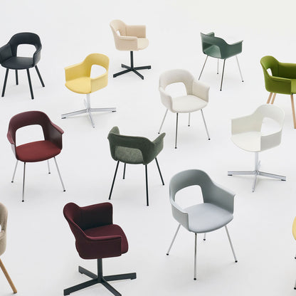 Layout Armchair - Metal Base