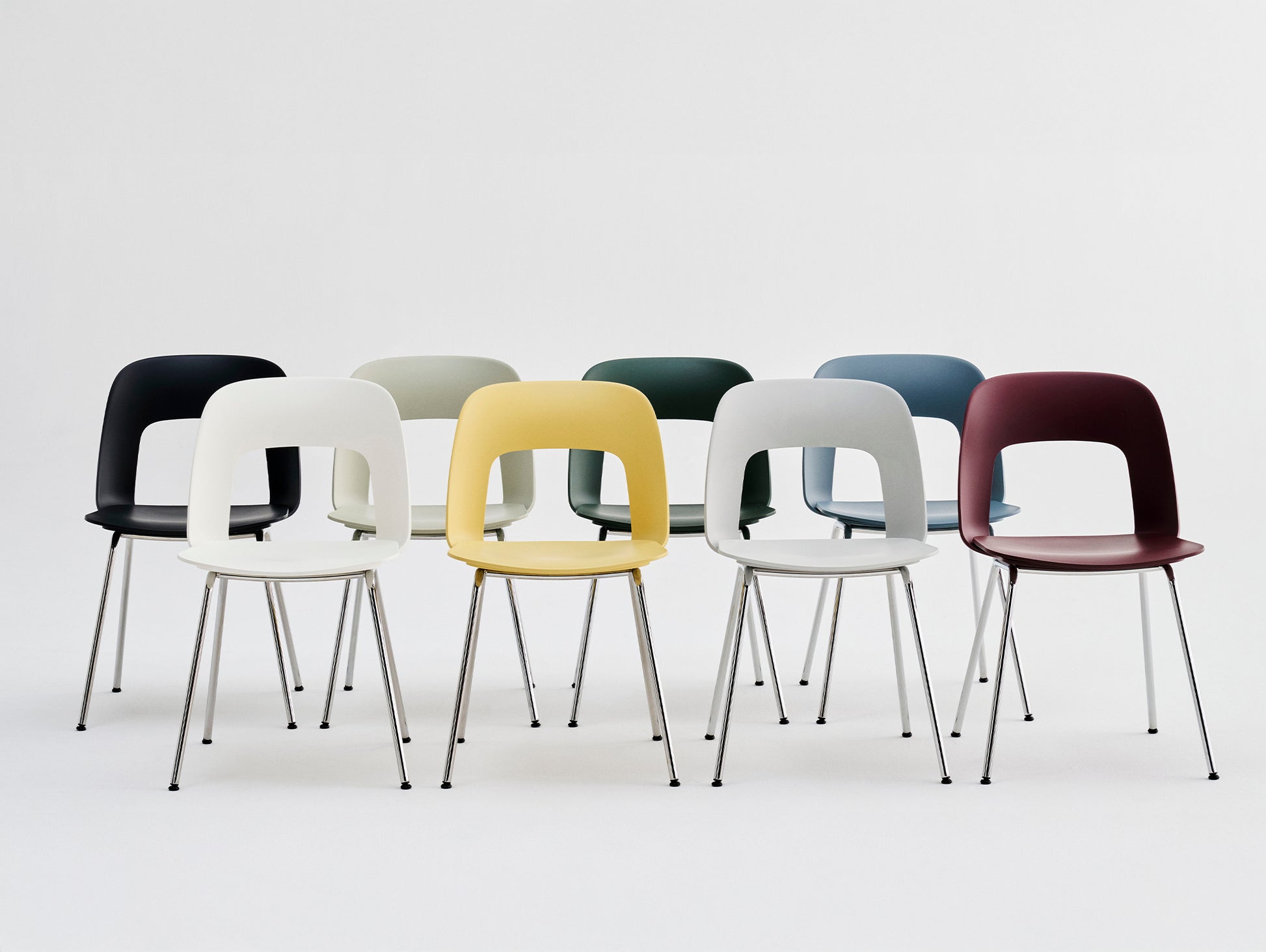 Layout Chair - Metal Base by HAY