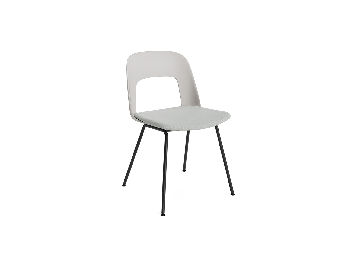 Layout Chair 113  Metal Base by HAY - Sky Grey / Naveli 113