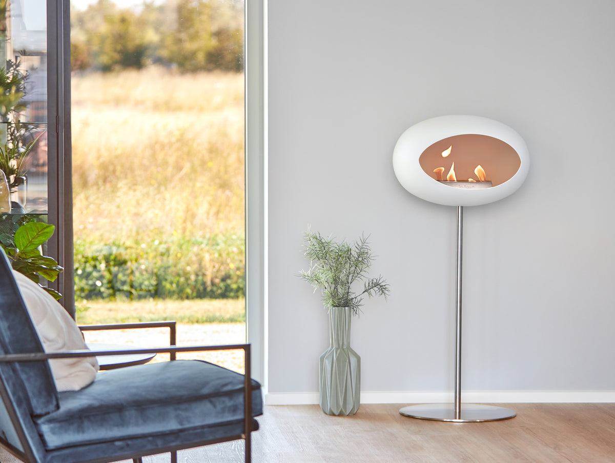 Steel High Fireplace