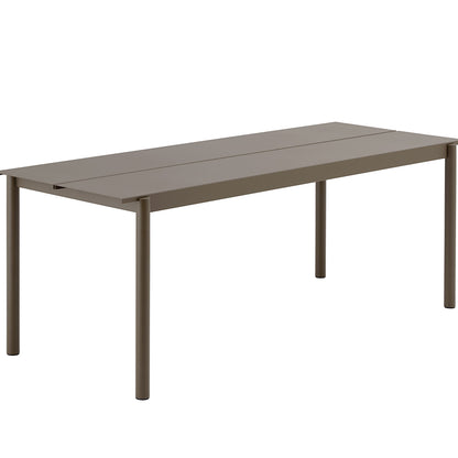 Muuto Linear Table 200 cm - Taupe