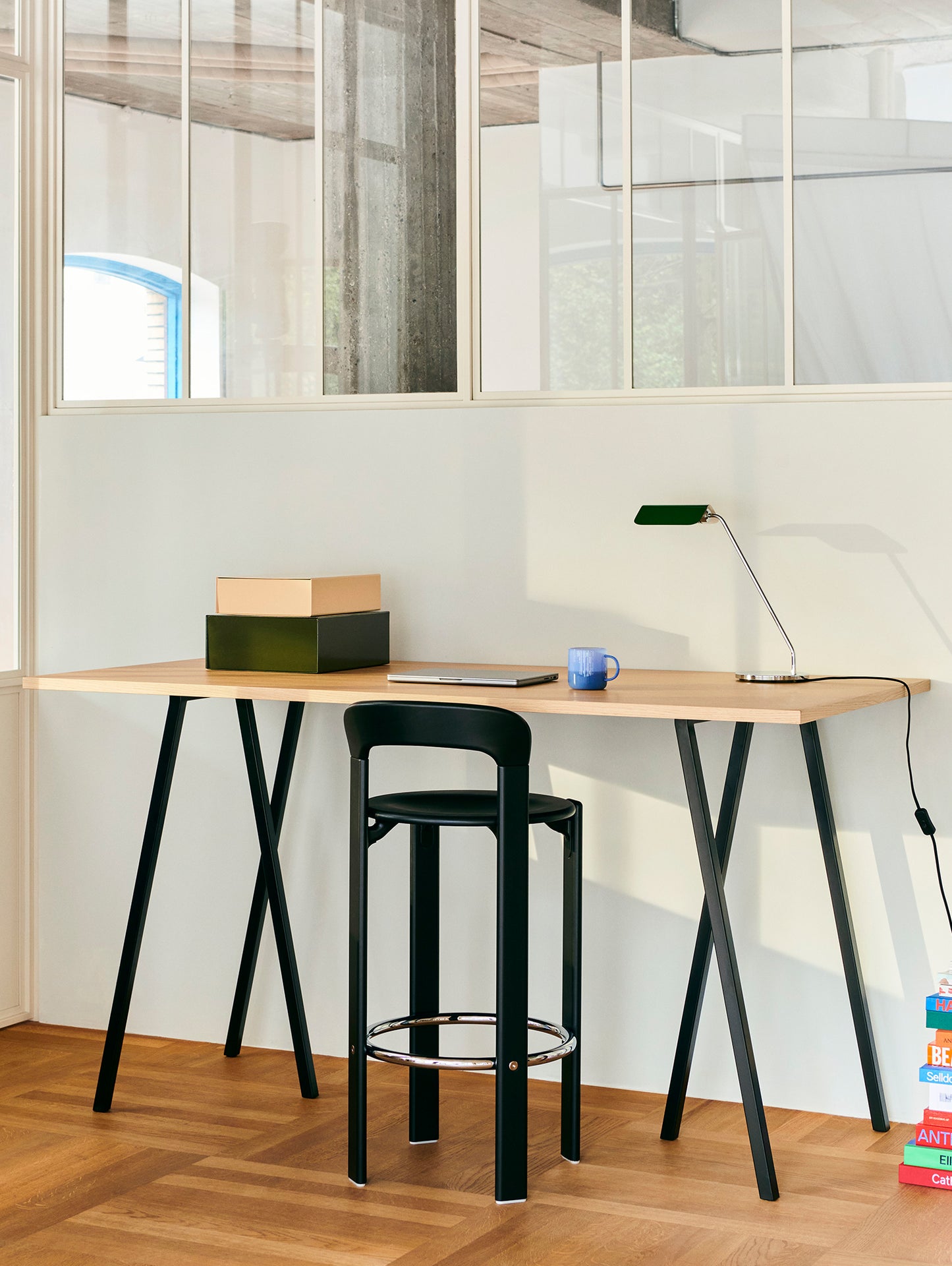 Apex Desk Lamp by HAY - Emerald Green