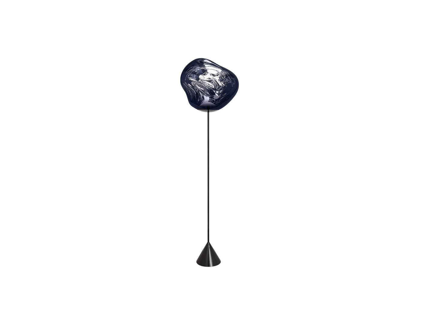 Melt LED Cone Slim Floor Lamp by Tom Dixon - Smoke