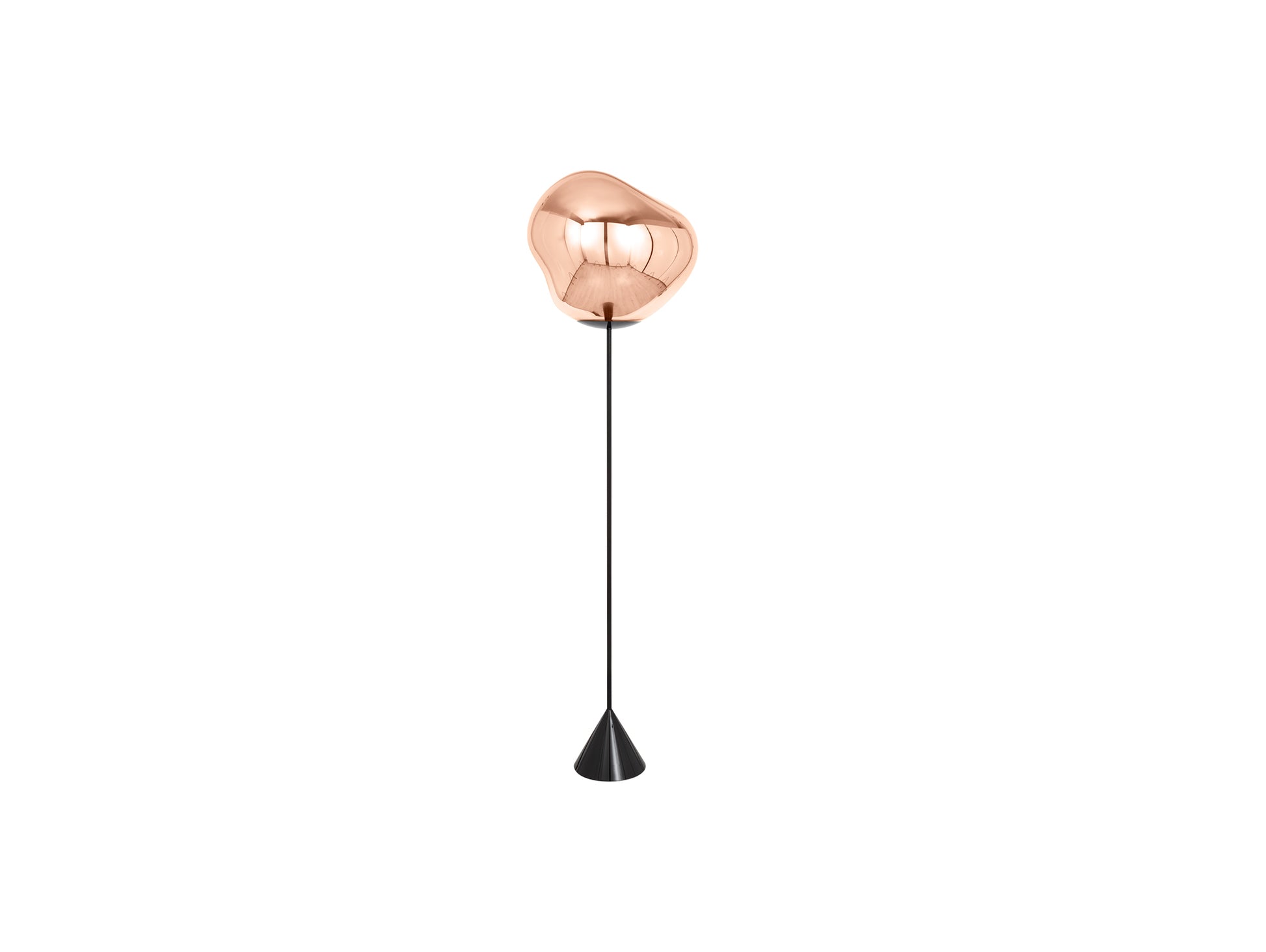 Melt LED Cone Slim Floor Lamp by Tom Dixon - Copper