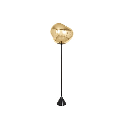 Melt LED Cone Slim Floor Lamp by Tom Dixon - Gold