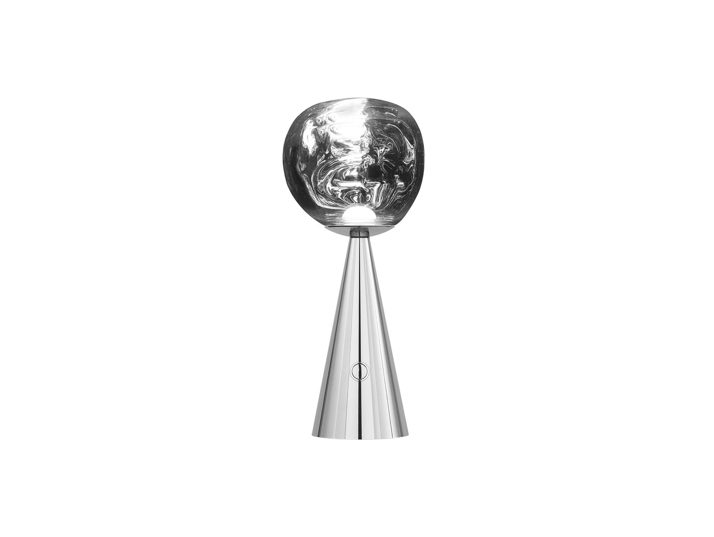 Melt LED Portable Lamp by Tom Dixon - Silver