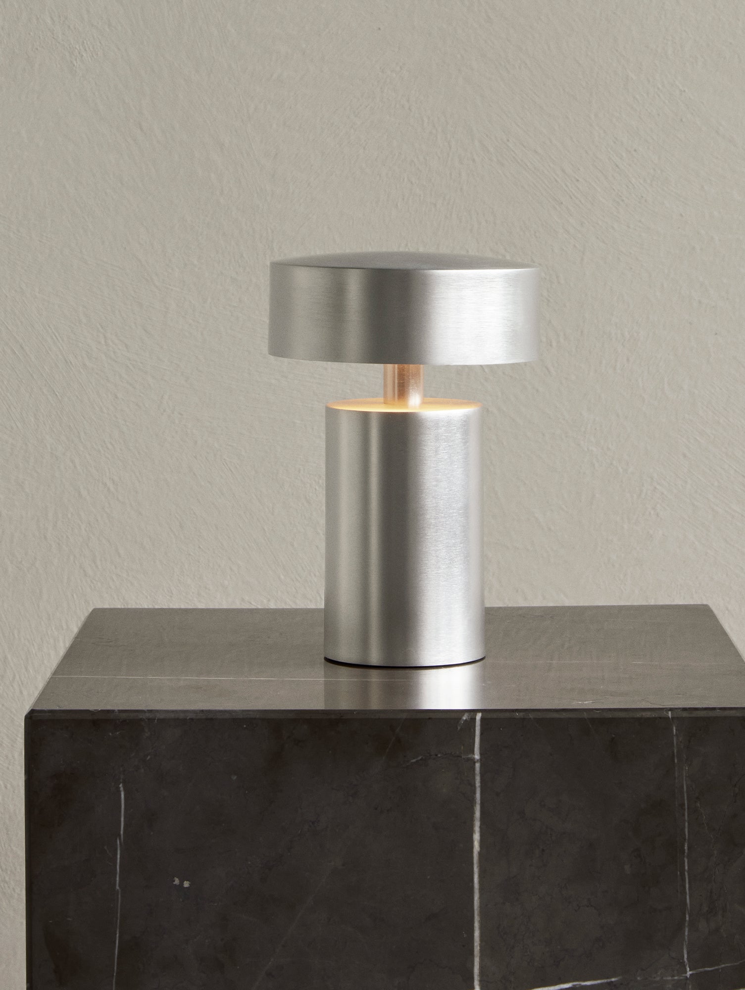 Column Portable Table Lamp by Audo Copenhagen - Aluminium
