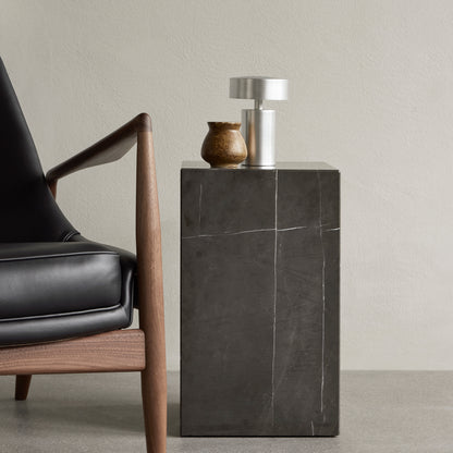 Plinth Tall - Nero Marquina Marble - Audo Copenhagen