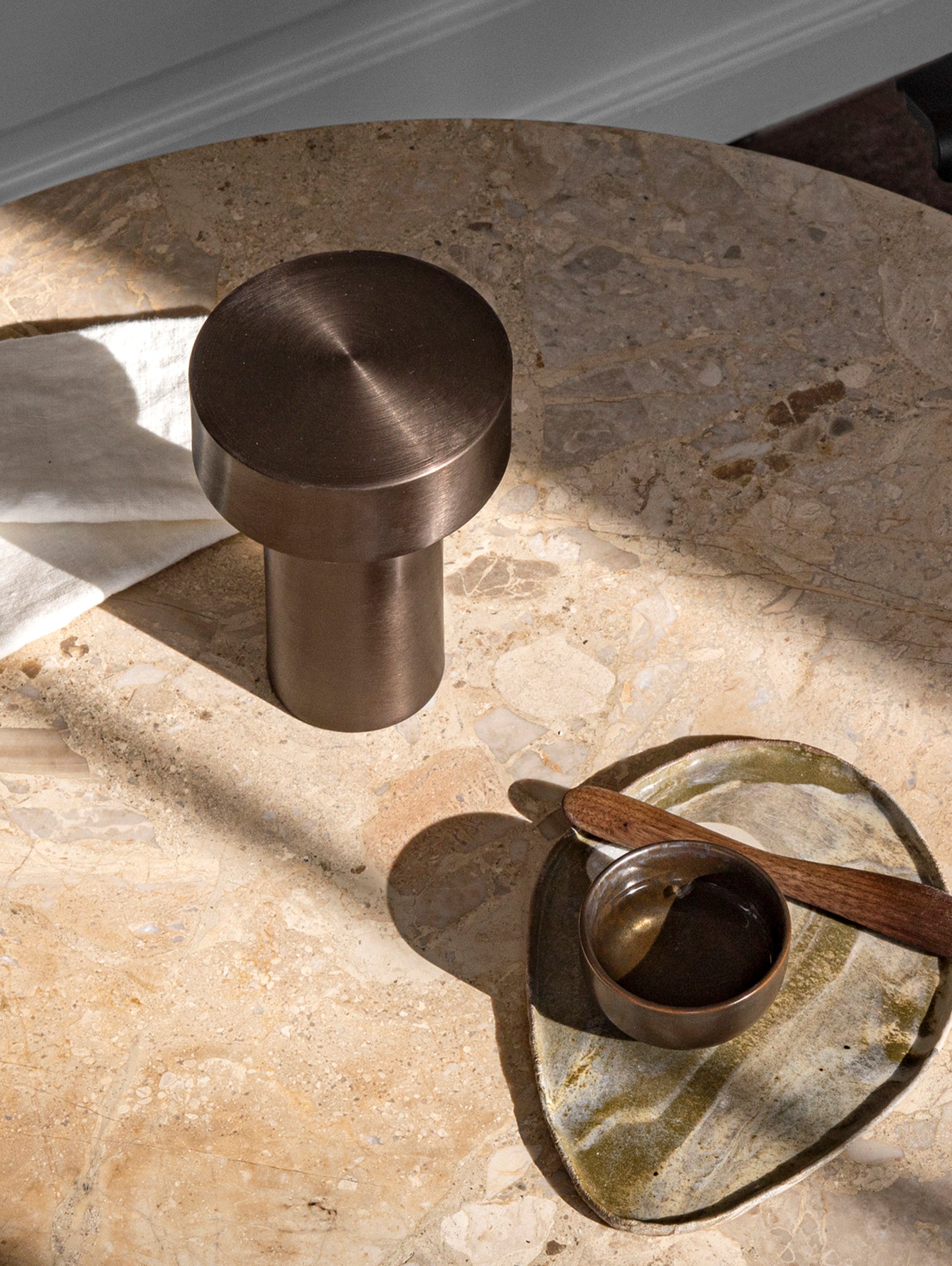 Column Portable Table Lamp by Audo Copenhagen - Bronze