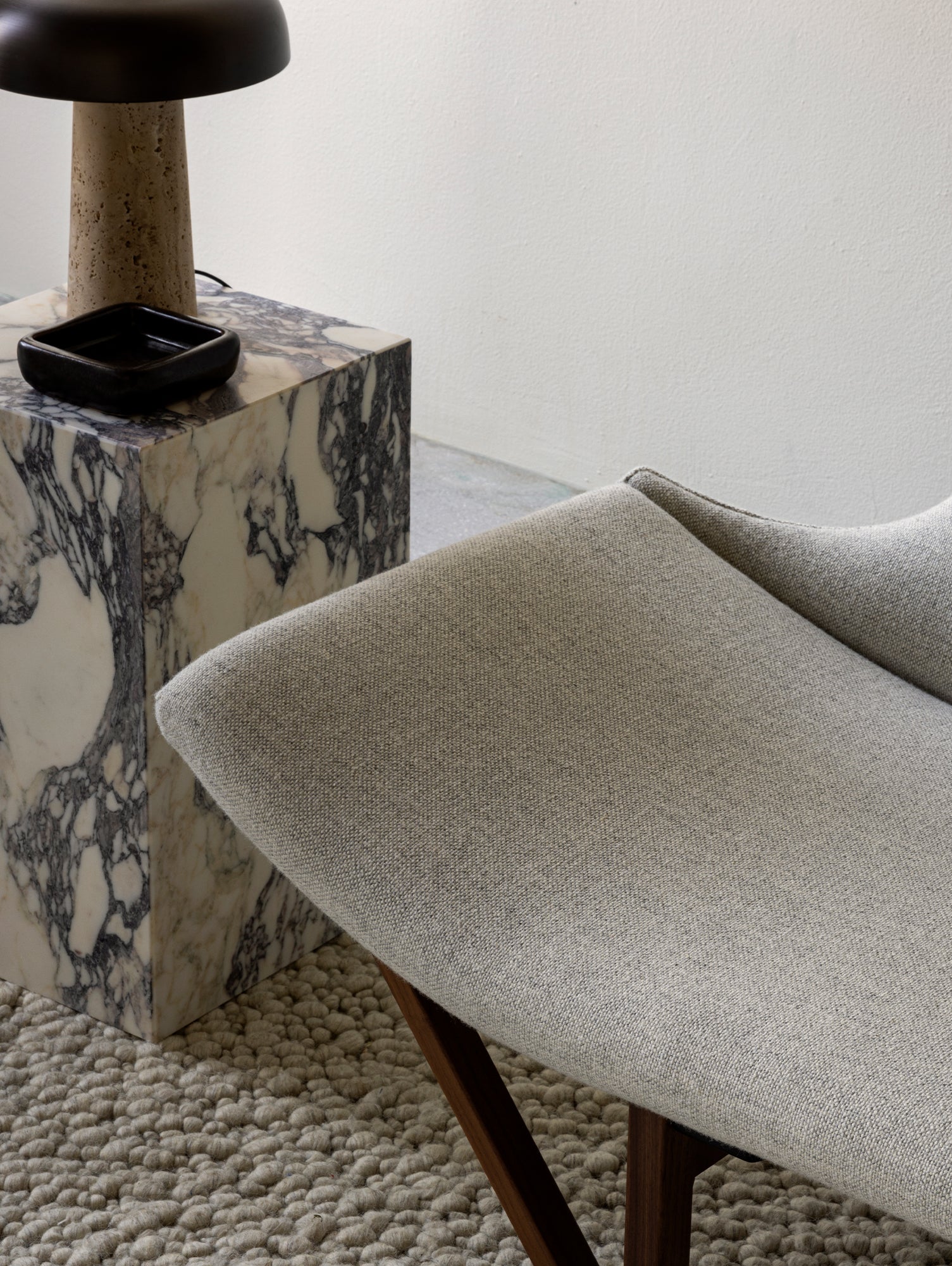 Plinth Tall - Calacatta Viola Marble - Audo Copenhagen