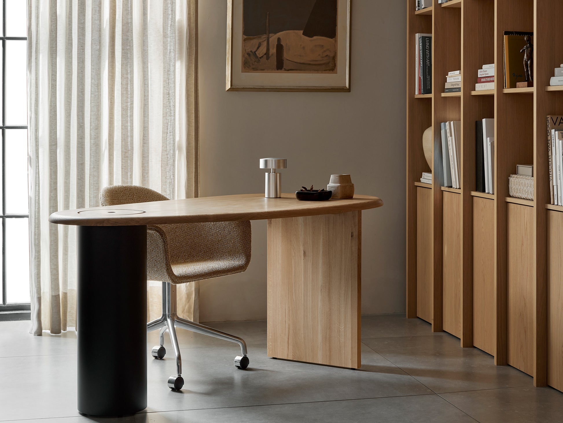 Column Portable Table Lamp by Audo Copenhagen - Aluminium