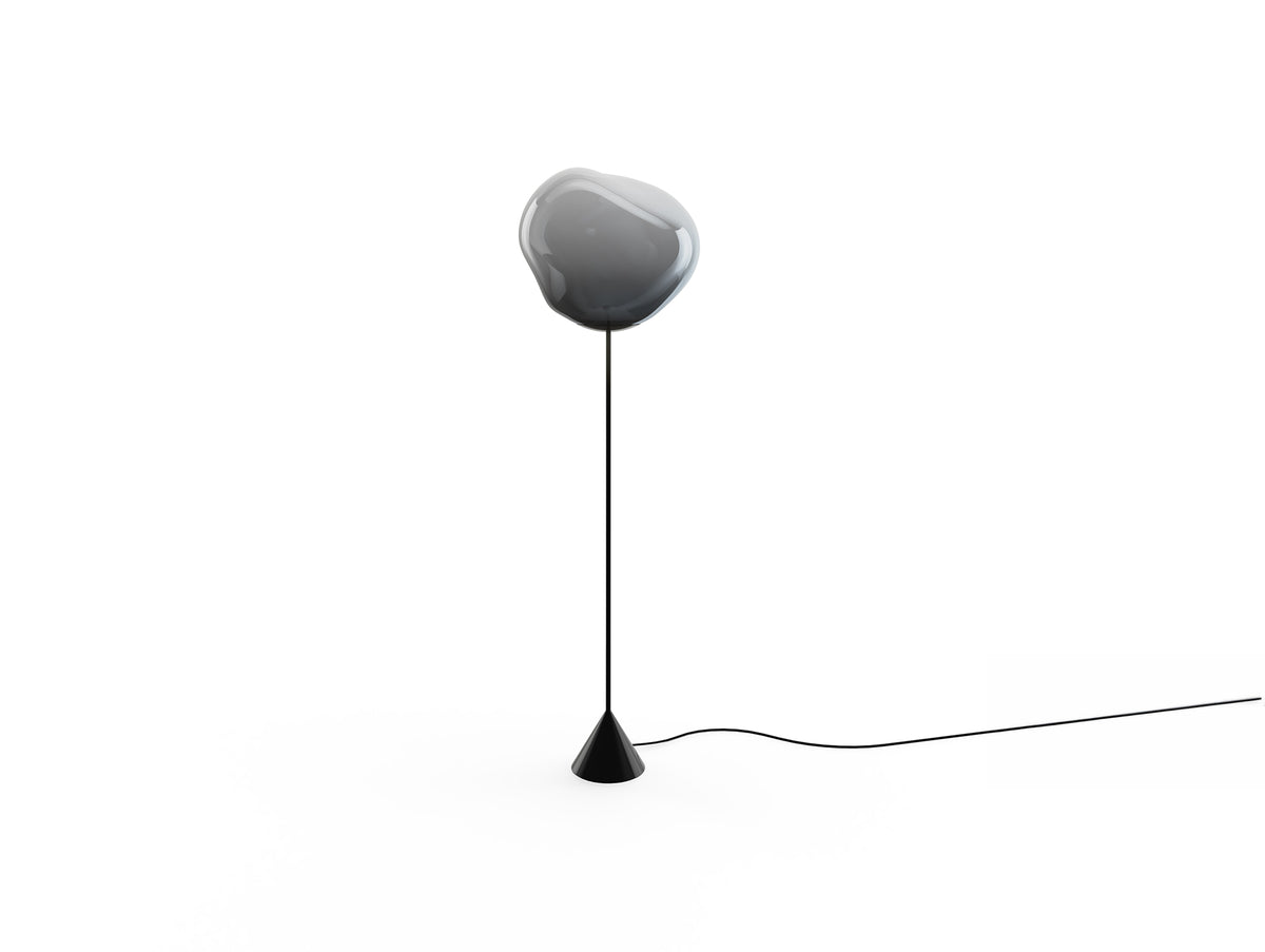 Melt LED Cone Slim Floor Lamp by Tom Dixon - Nickel